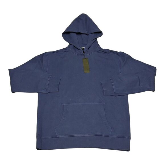 Men's Size Medium Greyson Golf Blue Long Sleeve Lake Fleece Hoodie Jacket - Picture 1 of 7